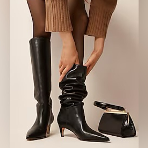 J crew 
Size 8M & 7 1/2 M
New Stevie knee-high pull-on boots in leather - Picture 4 of 9